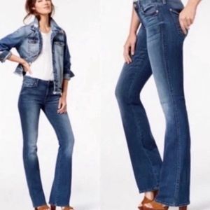 7 For All Mankind "A" Pocket Mid Rise Boot Cut Jeans